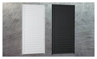 Porta vestiário - L25 - nas cores preto, branco e brilhante