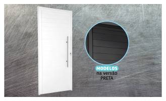 Lambril com puxador Linha Master - L25 - Nas cores preta e branca