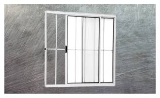 Vitrô 2 folhas c/g - Linha Modular - nas cores preta, branca e brilhante